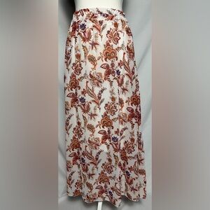 PHILHARMONIE BY GRACE Floral Boho Summer Vacation Maxi Skirt Size S